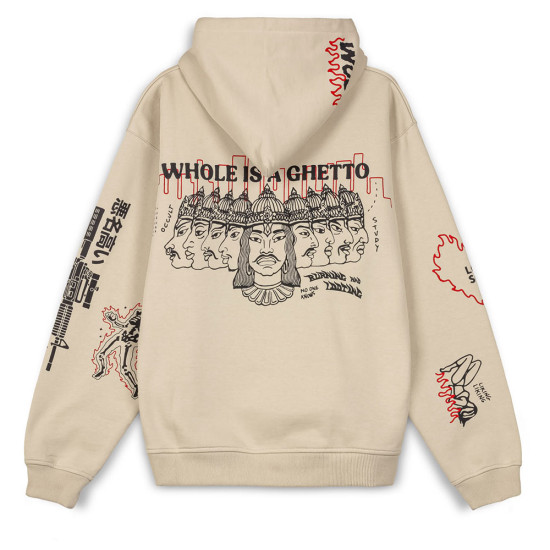 Grimey Ανδρικό φούτερ Back At You Wide Hole Vintage Hoodie